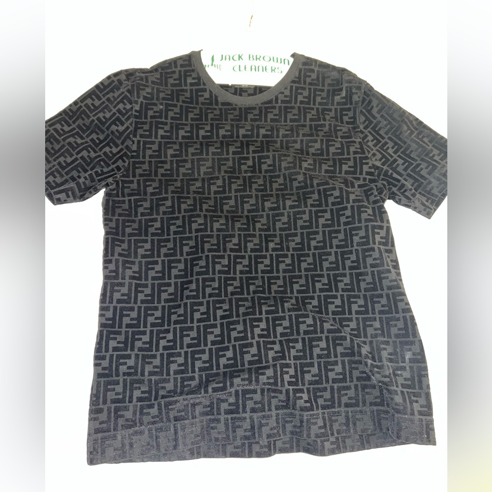 Fendi Black Monogram Tee